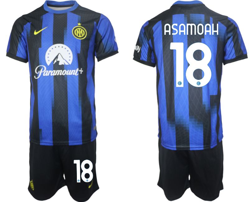 Men 2023-2024 Club Inter Milan home blue 18 Soccer Jersey